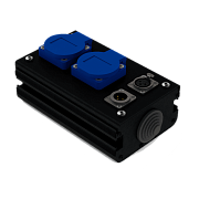 Коробка коммутационная проходная CB 02-F-M